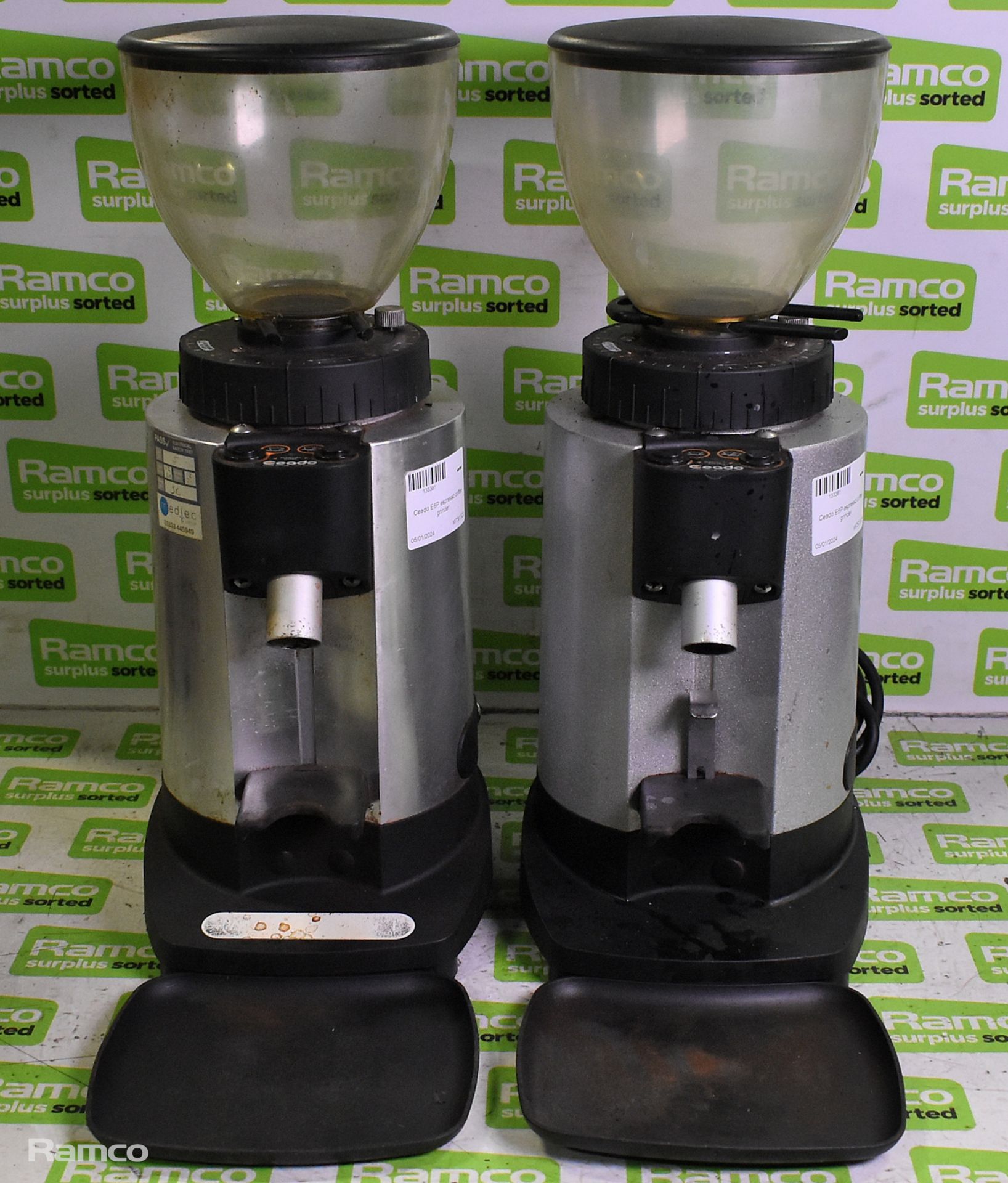 2x Ceado E6P espresso coffee grinders