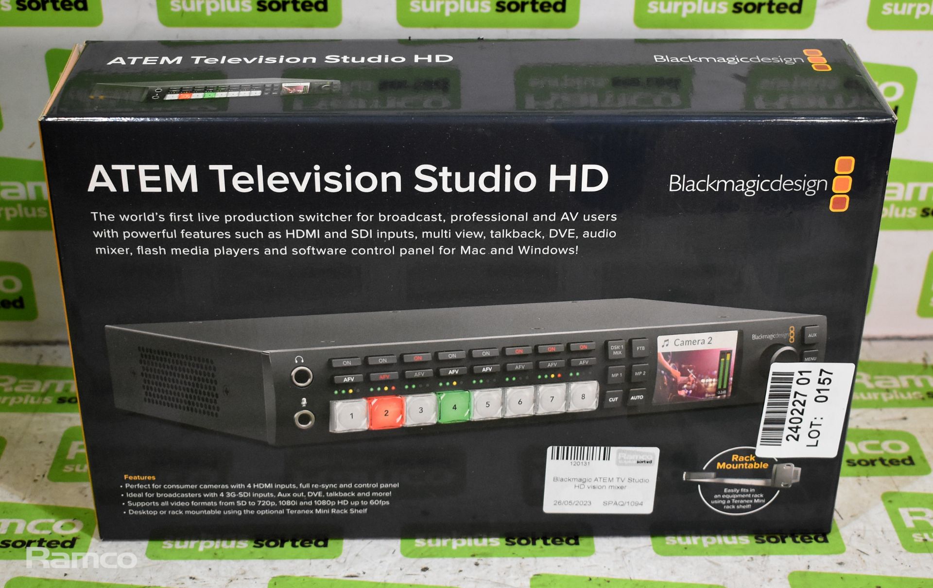 Blackmagic ATEM TV Studio HD vision mixer - Image 2 of 2