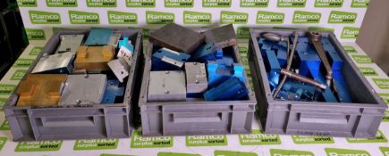 Machine clamping blocks - mixed types and sizes