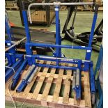 Weber UK WT500 FLEX hydraulic wheel moving trolley - capacity: 500kg