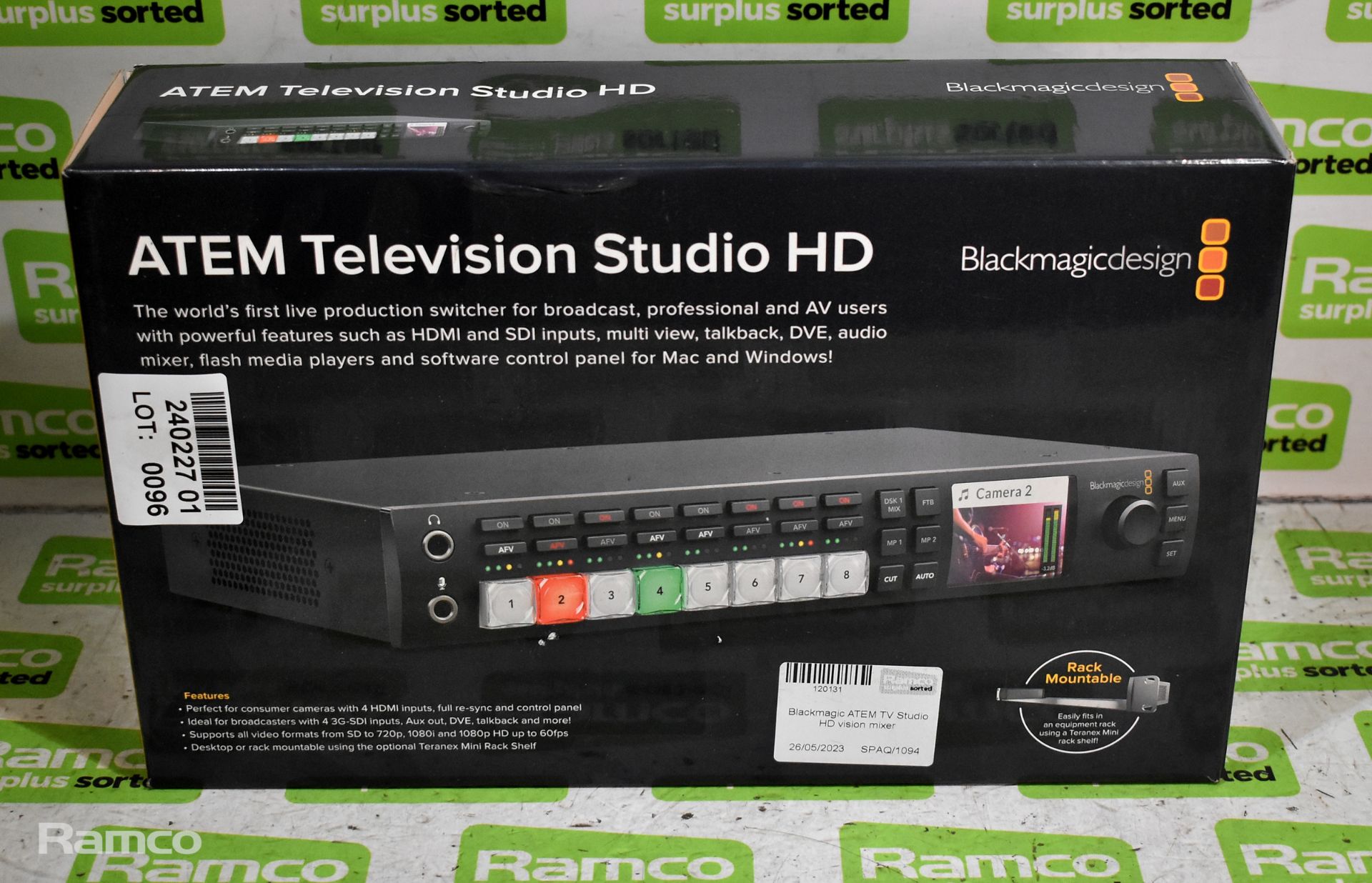 Blackmagic ATEM TV Studio HD vision mixer - Bild 2 aus 2