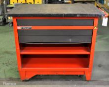Facom mobile work table - W 1180 x D 600 x H 980 mm