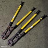 2x VBW No.430 36 inch (910mm) bolt cutters