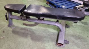 Padded adjustable incline bench - W 1340 x D 870 x H 440 mm