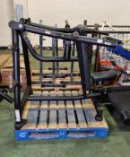 Matrix MG-A414-02 plate loaded shoulder press gym station - W 1330 x D 1030 x H 1300 mm