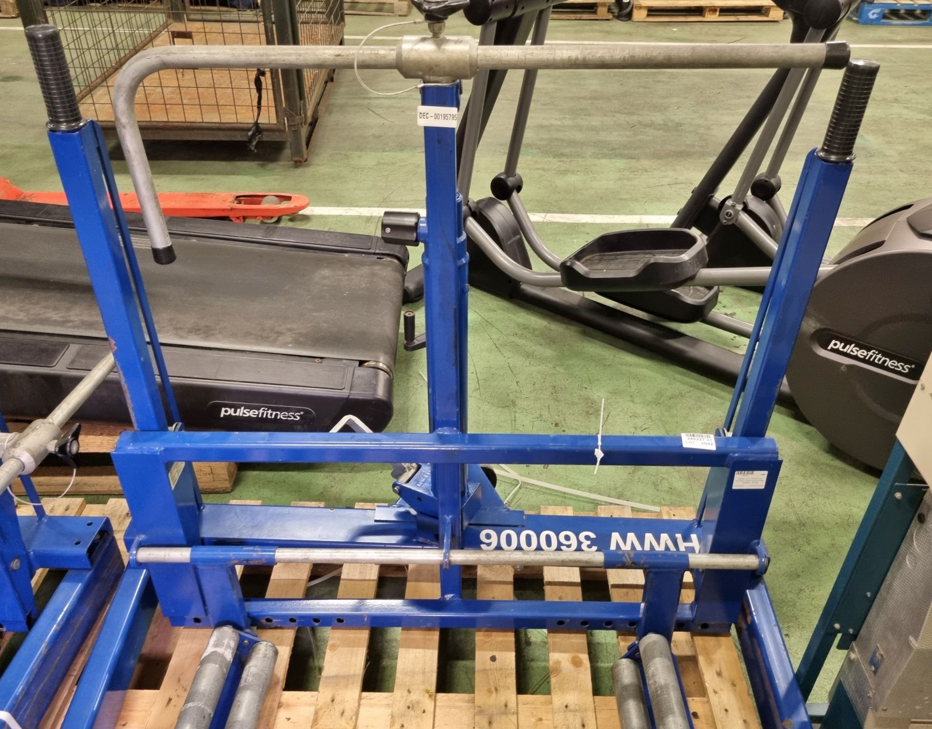 Weber UK WT500 FLEX hydraulic wheel moving trolley - capacity: 500kg - Image 3 of 4