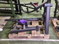 Dumbbell rack - W 2100 x D 650 x H 900 mm - MISSING BOLTS