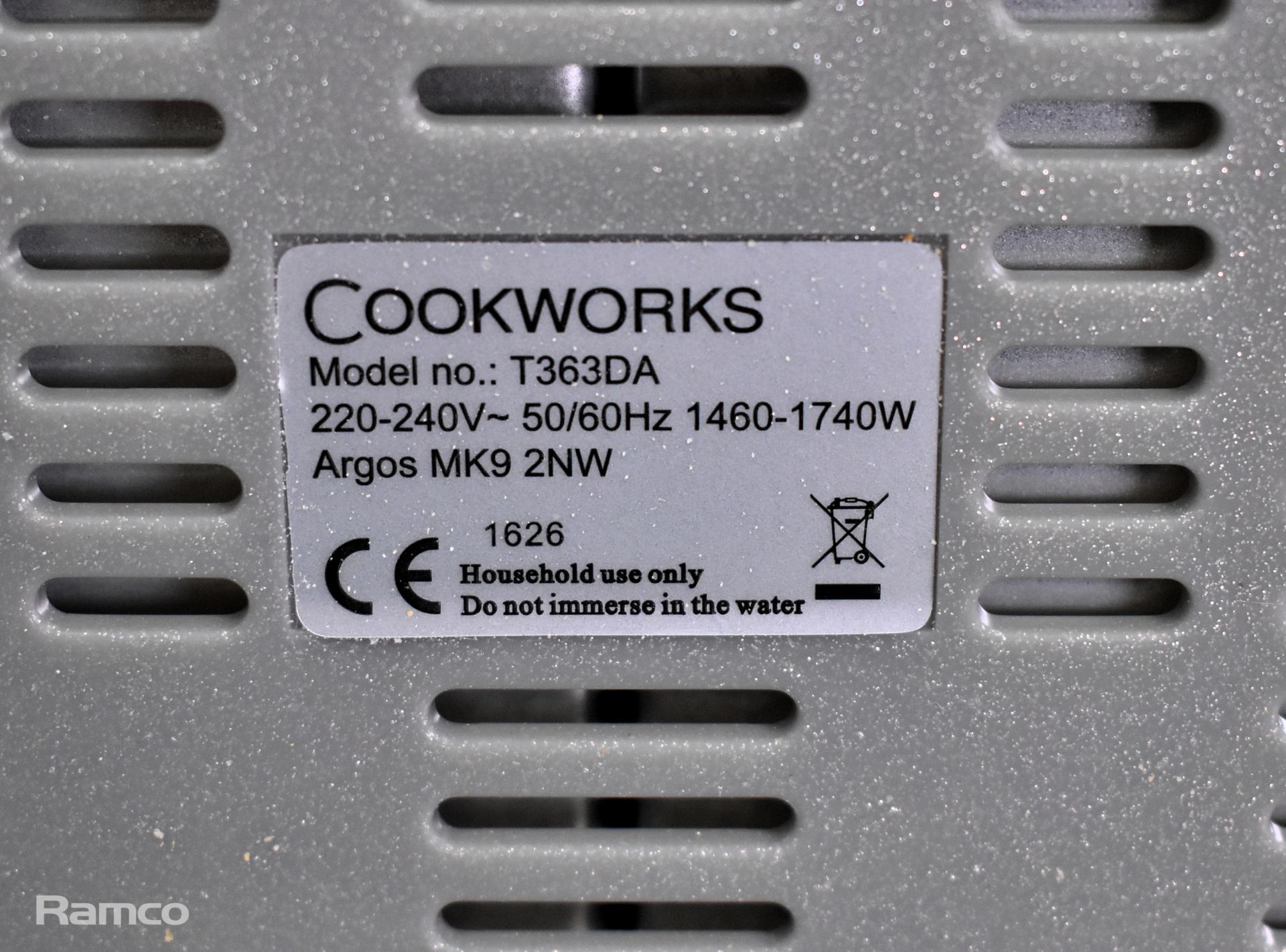 Cookworks T363DA 4-slice toaster - Image 3 of 4
