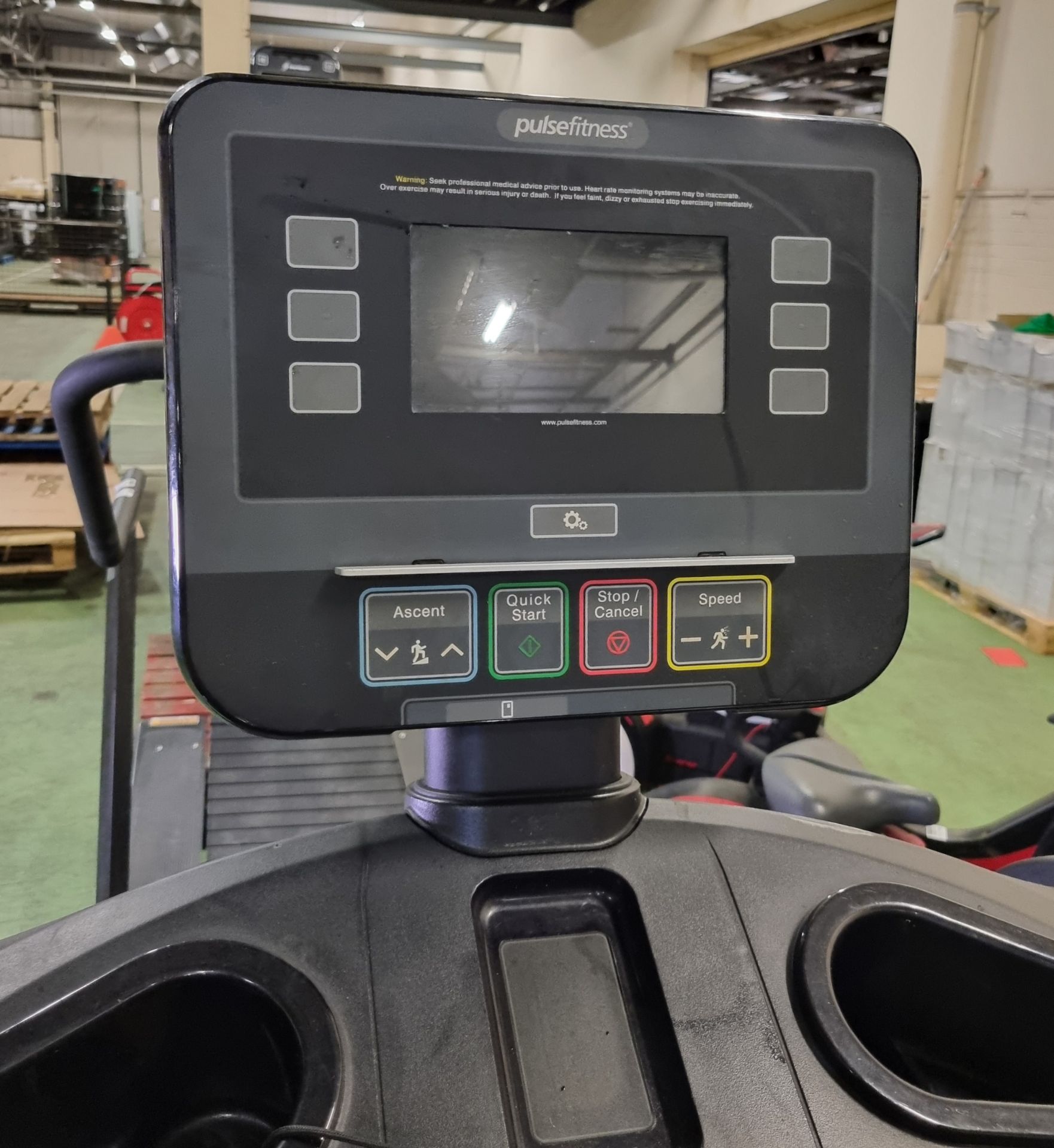 Pulse Fitness 260G treadmill - W 2120 x D 850 x H 1580 mm - Bild 7 aus 7