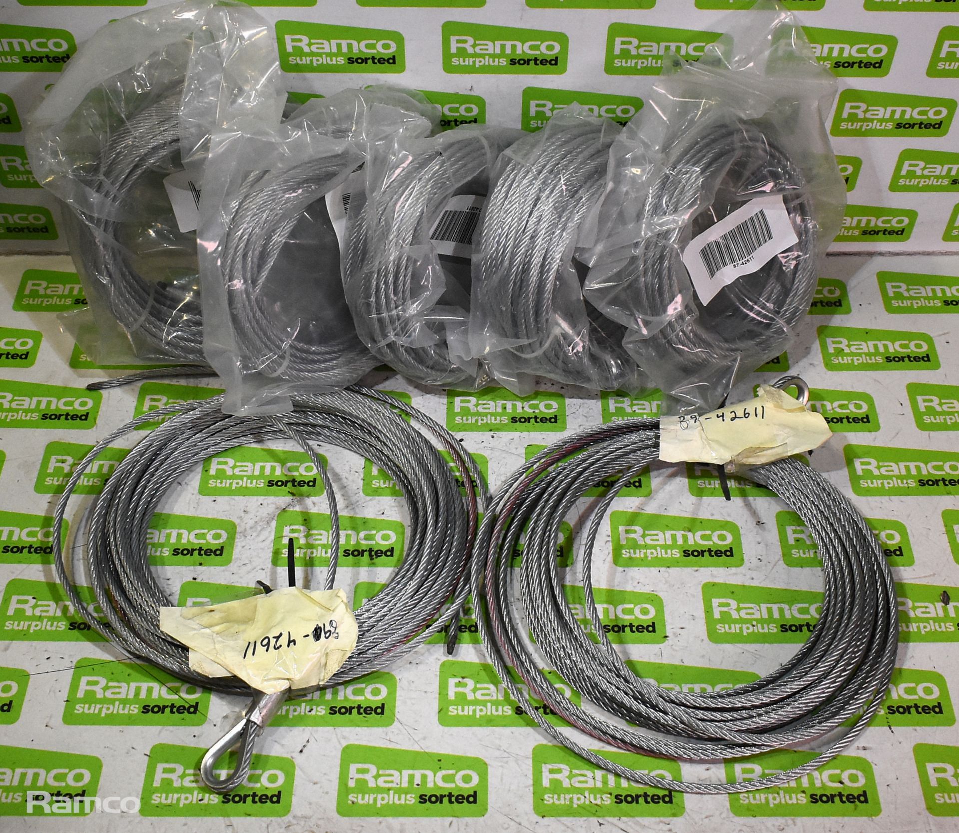 Box of various sized winch cables - Bild 2 aus 5