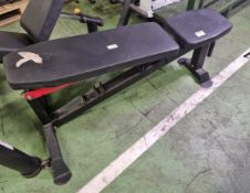 Padded incline seat - damage to cover - W 1350 x D 800 x H 520 mm