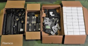 Selection of motorola tetra single and sixbay chargers - UNTESTED, 12x TAIT T2030 trunked radios