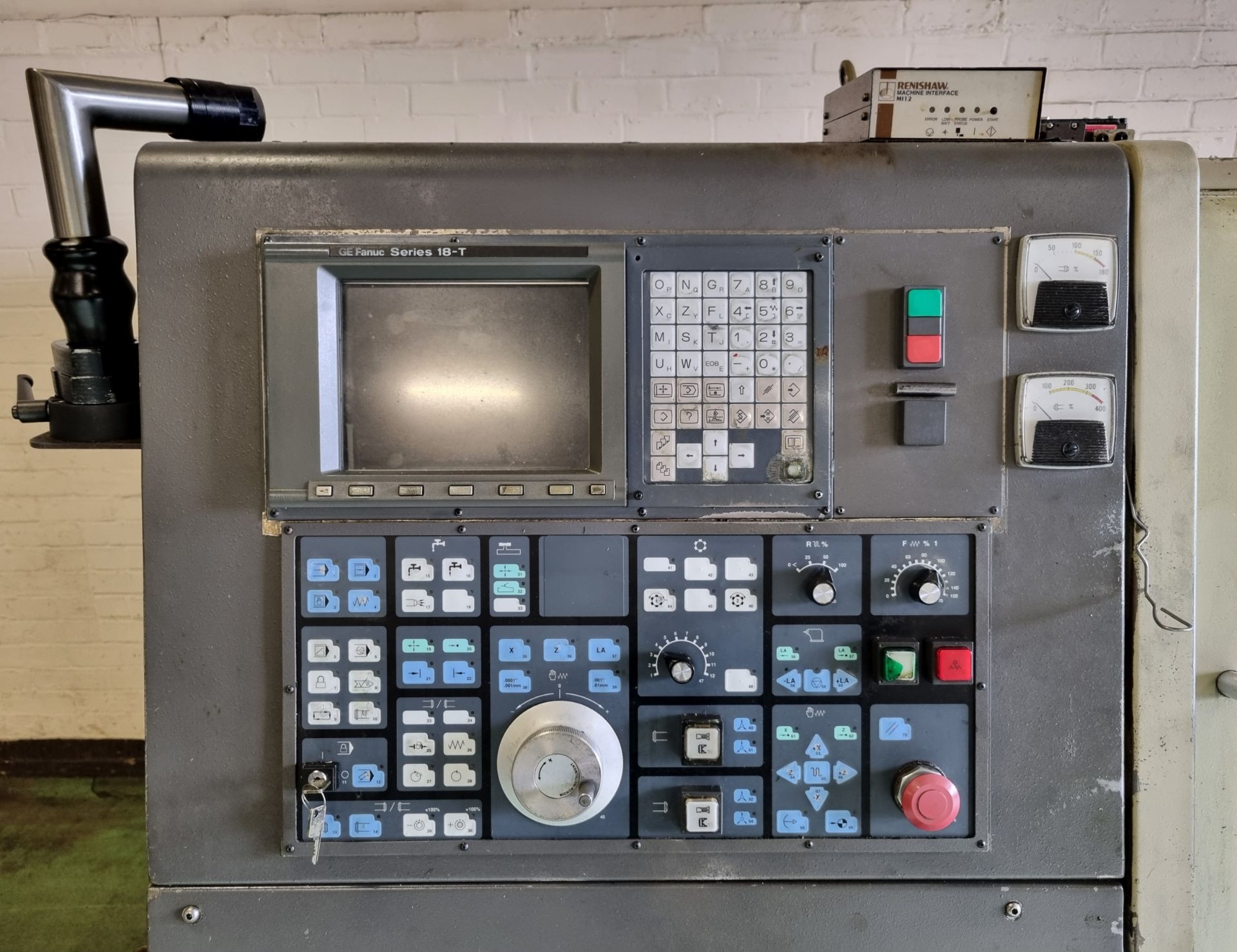 Hardinge Conquest T42 CNC lathe with swarf conveyor, swarf skip, tool bench trolley - Image 14 of 56