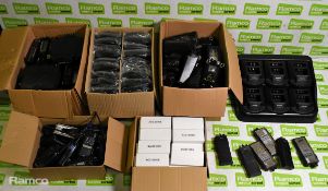 15x Maxon PM200 mobile radios - untested / faulty, 12x Tait T5010 radios - 12x leather cases
