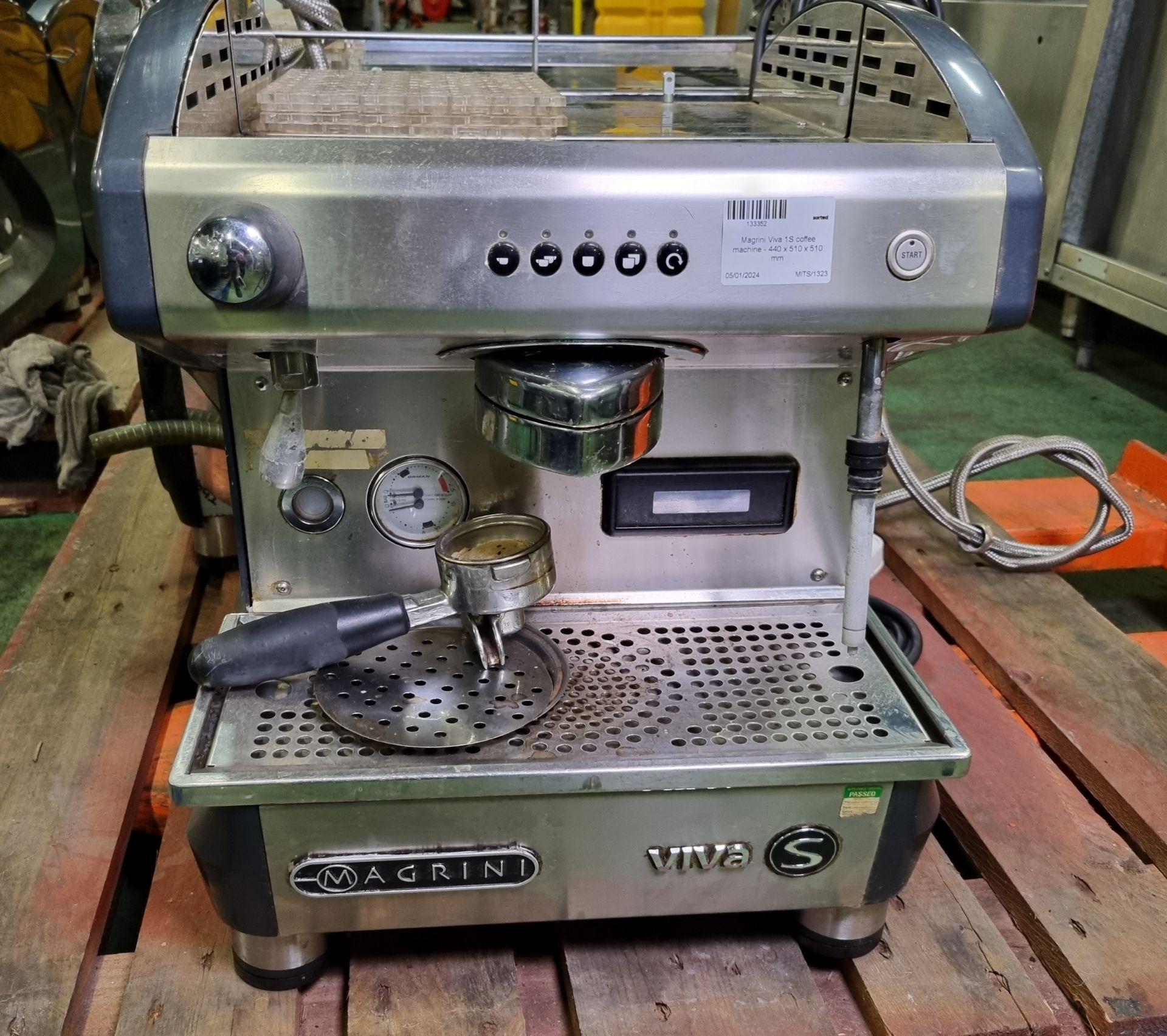 Magrini Viva 1S coffee machine - 440 x 510 x 510 mm - Bild 3 aus 4