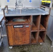 Catering waste station - L 1000 x W 570 x H 1110mm
