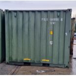 10 Foot ISO container - type RXTC-10 ITX - manufactured 2012 - Capacity 16.0 cubic metre