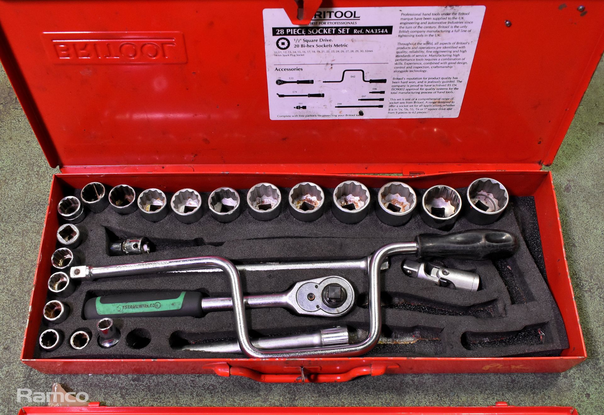 2x 1/2 inch drive socket sets - 10mm to 32mm - Image 2 of 5