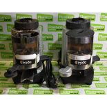 2x Ceado E6X espresso coffee grinder bodies