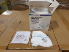 186x boxes of Handanhy HY8220 FFP2 NR D Fine dust disposable masks