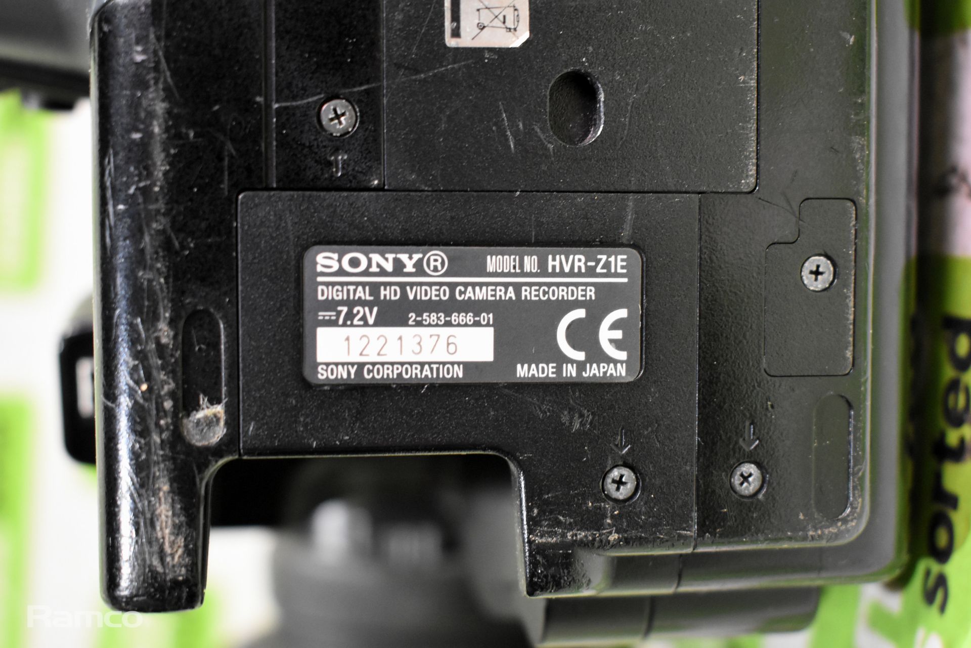 Sony HVR-Z1E 1080i HD camcorder - black - Bild 11 aus 11