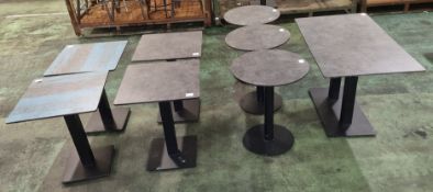 11x Extrema tables - see description for details