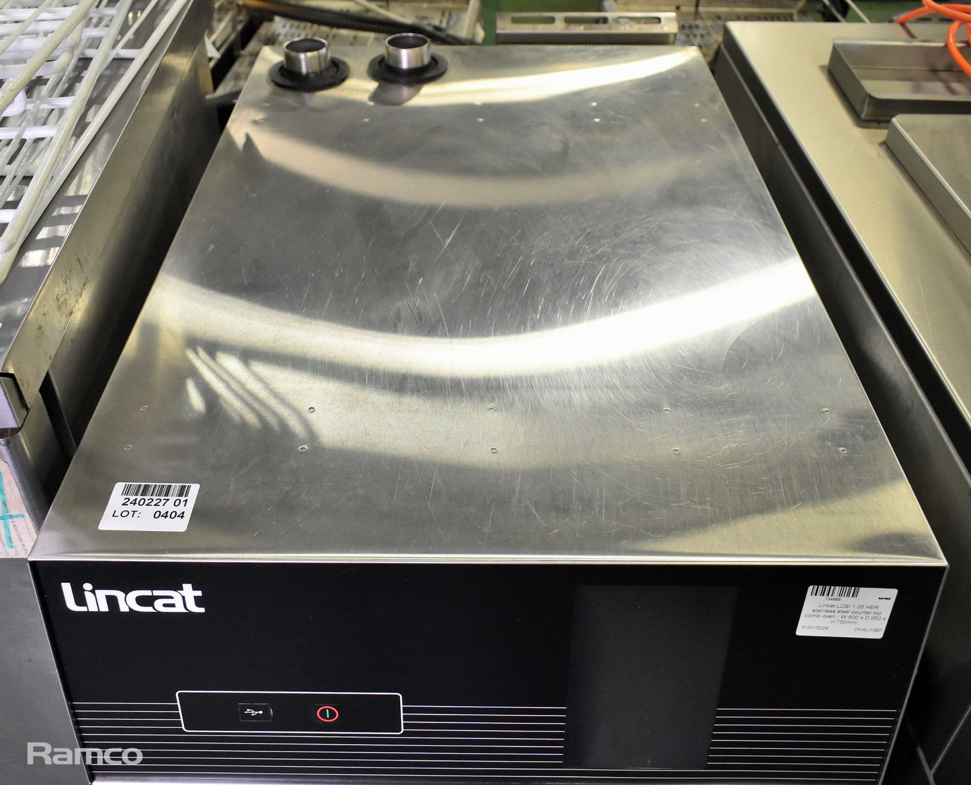 Lincat LCSI 1.06 HER stainless steel countertop combi oven - W 600 x D 950 x H 750mm - Image 2 of 6