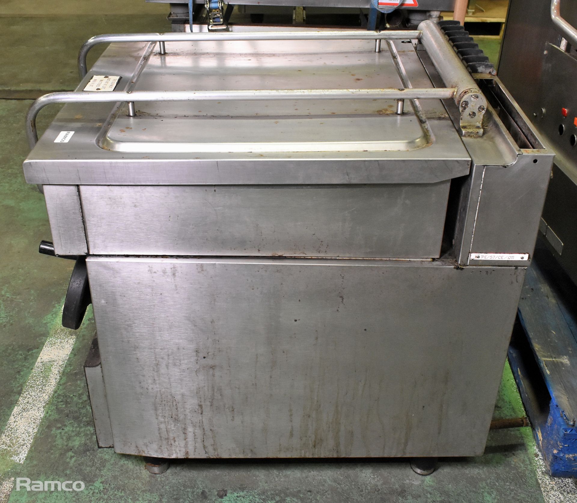 Zanussi model 295012 stainless steel bratt pan, gas - W 800 x D 970 x H 890 mm - Image 3 of 7