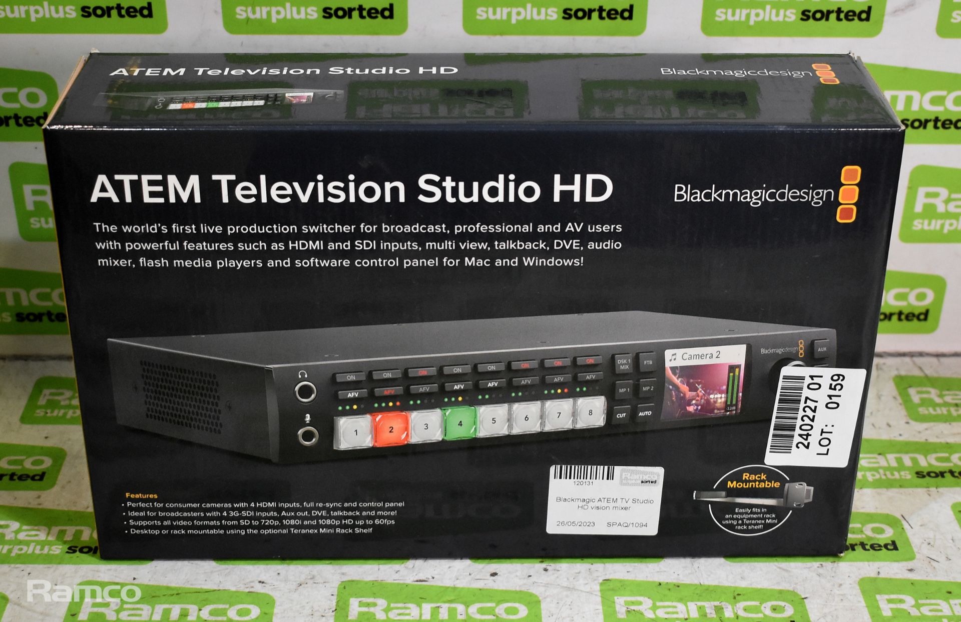 Blackmagic ATEM TV Studio HD vision mixer - Image 2 of 2