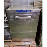Blueseal undercounter dishwasher - W 600 x D 610 x H 840 mm