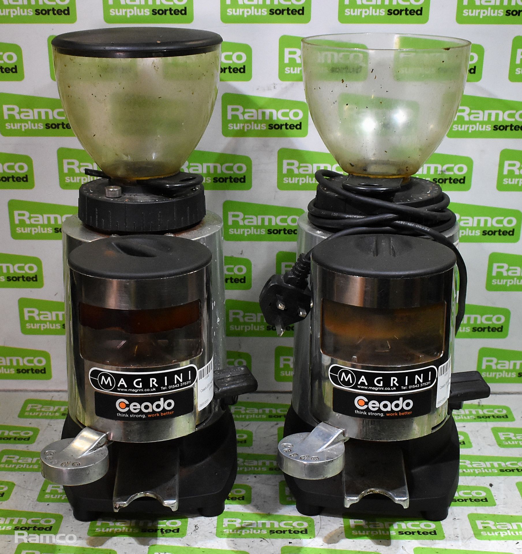 2x Ceado E6X espresso coffee grinders