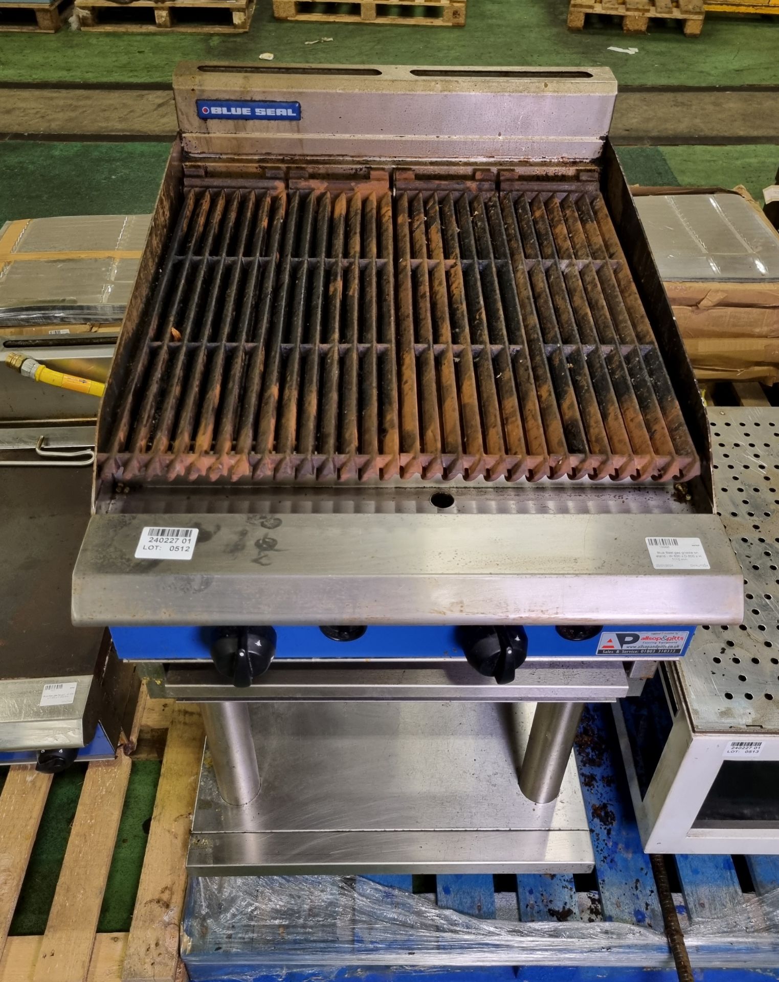 Blue Seal gas griddle on stand - W 600 x D 800 x H 1110 mm - Bild 2 aus 6