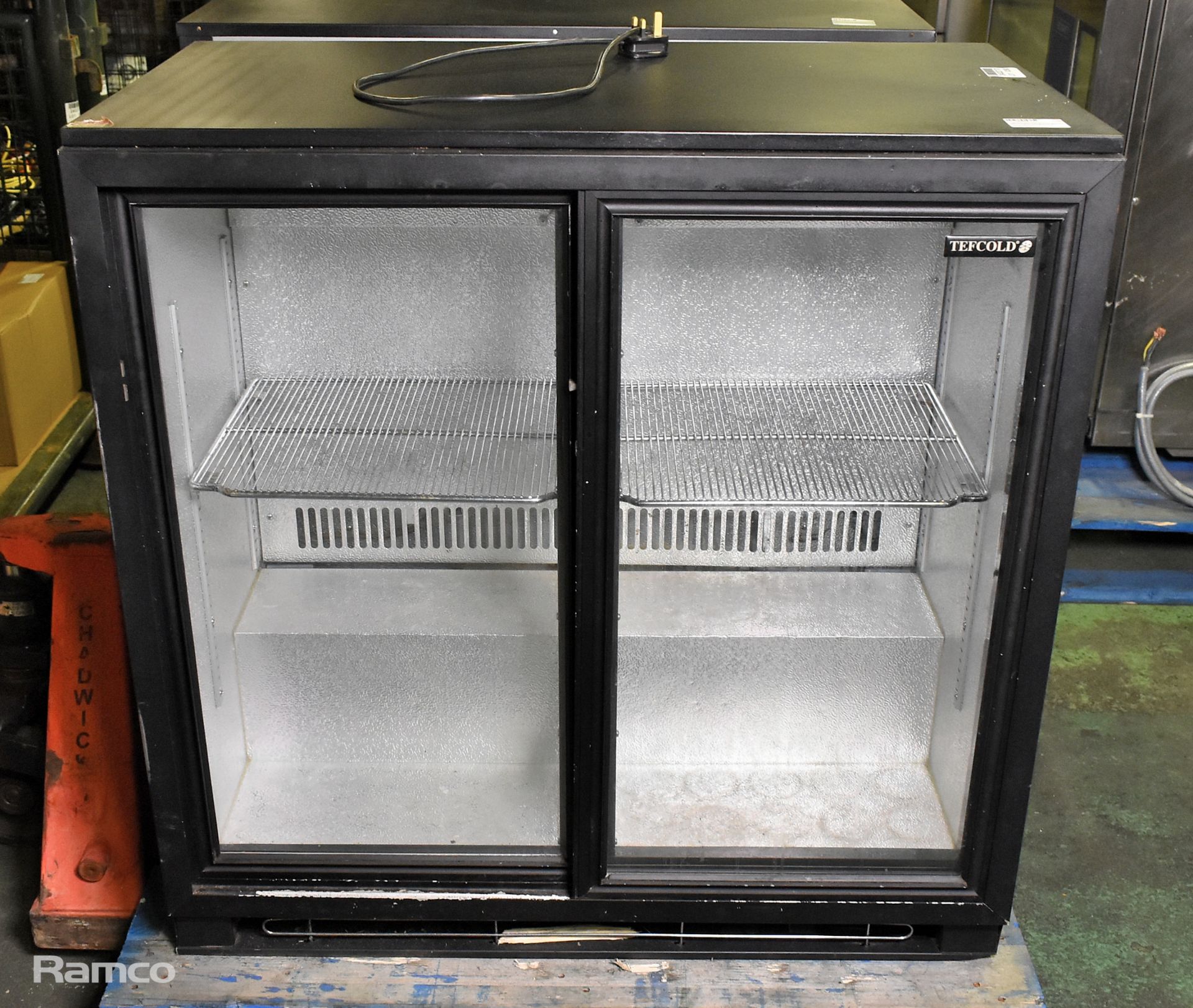 Tefcold BA20S sliding double door bottle cooler - W 900 x D 510 x H 900 mm