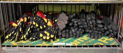 16 pairs of Seiz X-Rescue gloves - sizes: XS to L, 12 pairs of Bristol leather structural gloves