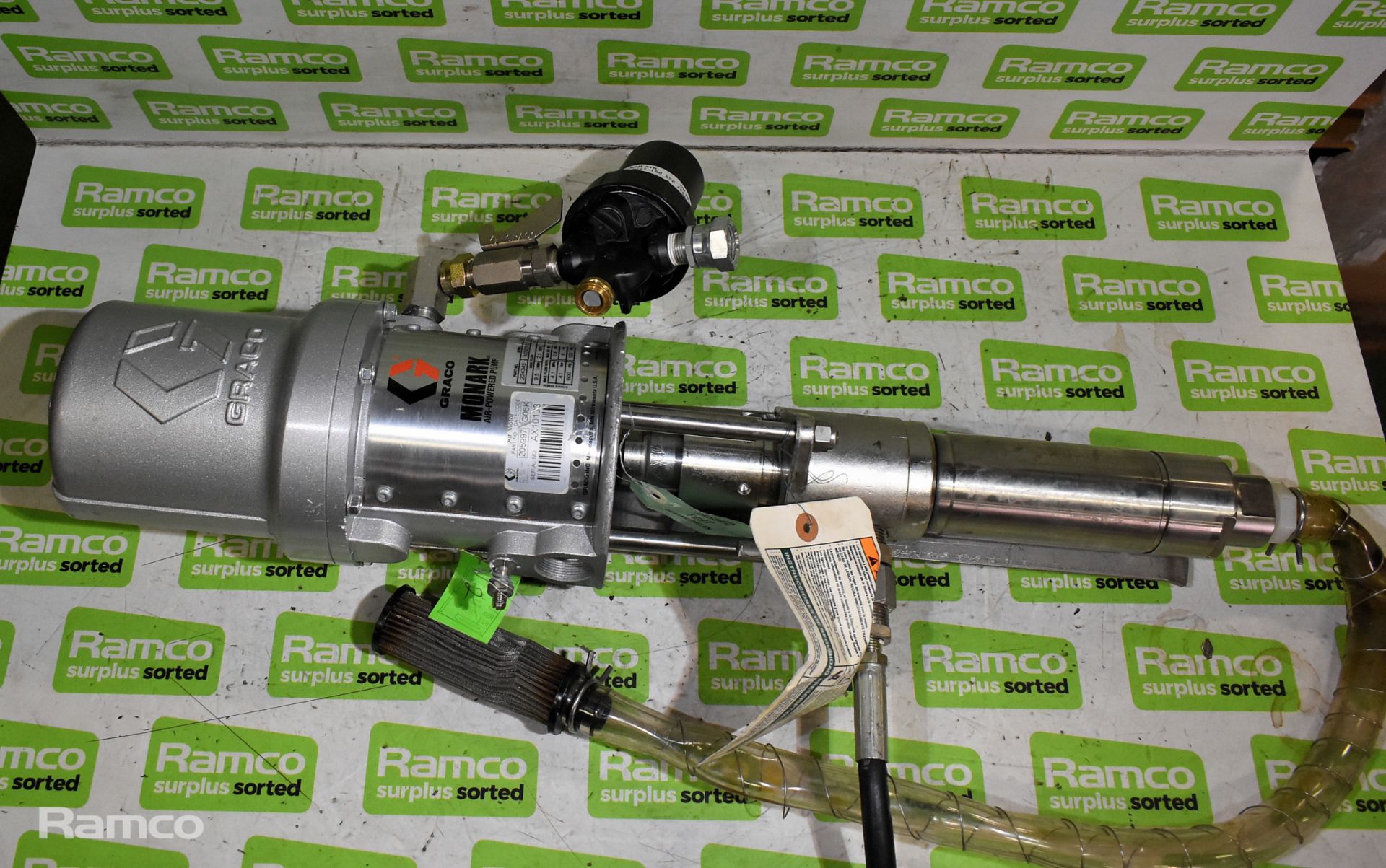 Graco Monark 205997 air powered drum pump - max flow: 9.5 L/min (2.5 GPM) - Image 2 of 6