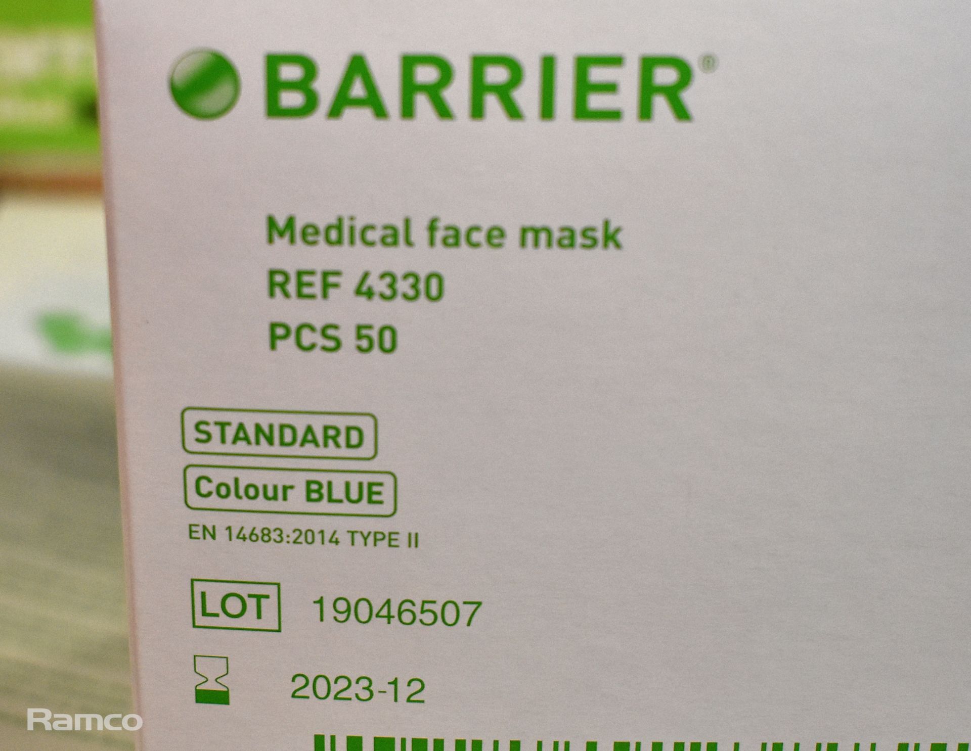 Surgikos medical face masks with ties - 2x boxes - 12 packs per box - 50 units per pack - Bild 3 aus 5