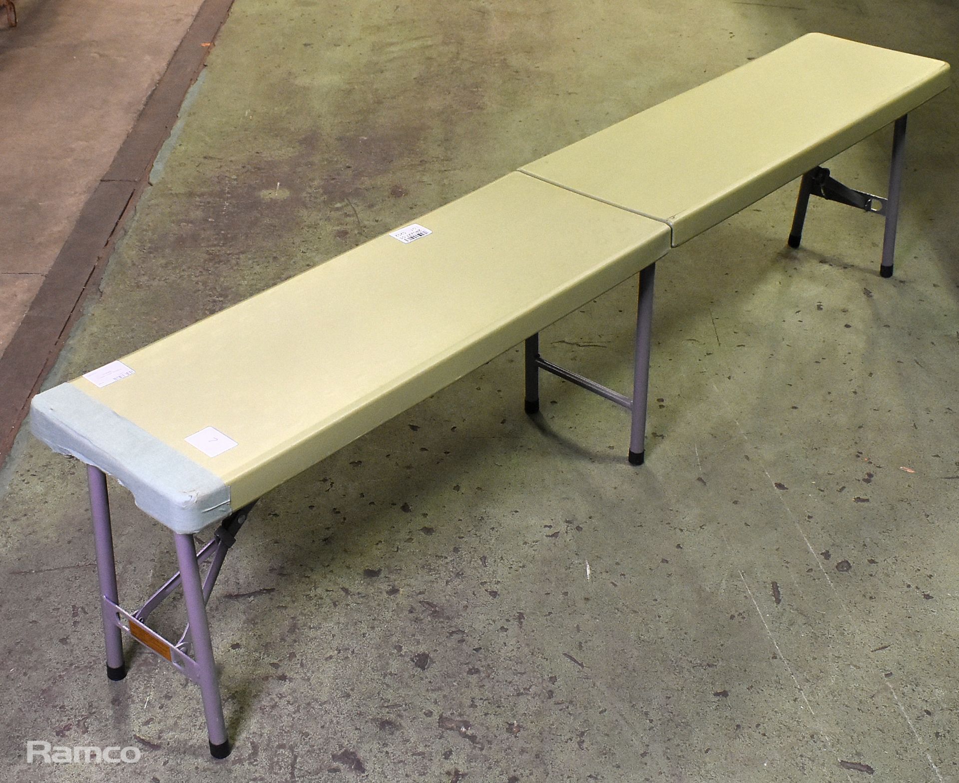 Folding seating bench - L 1000mm