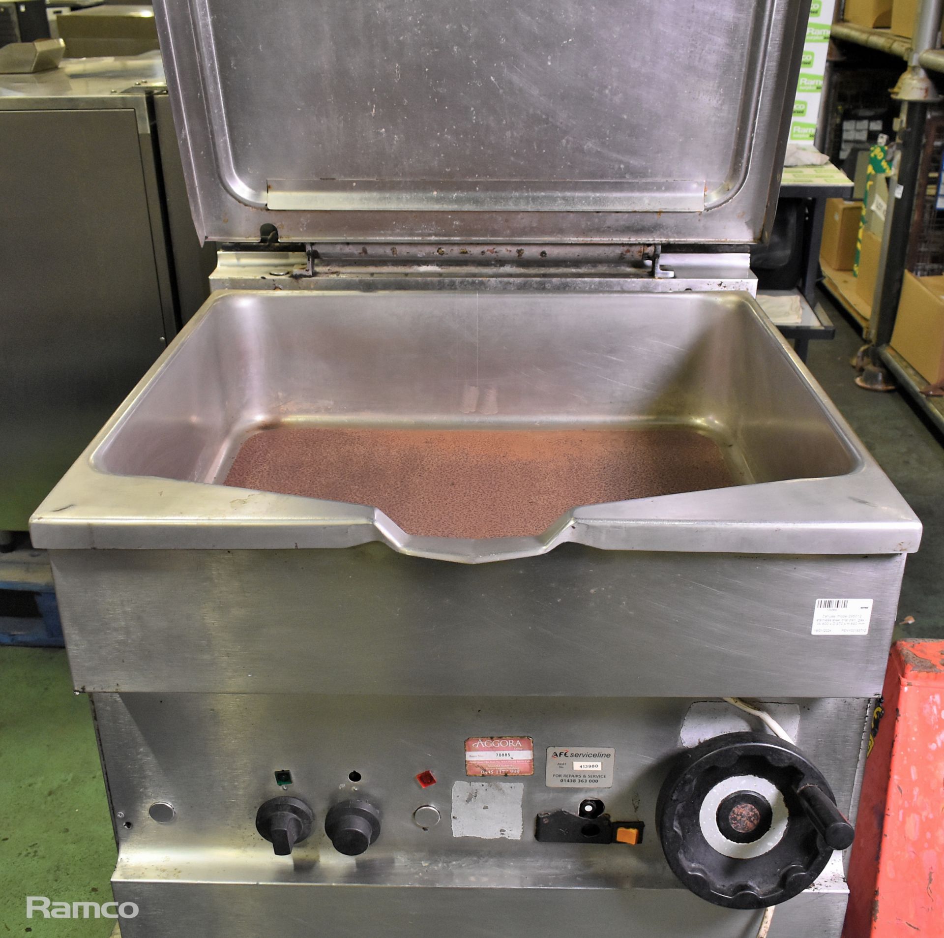 Zanussi model 295012 stainless steel bratt pan, gas - W 800 x D 970 x H 890 mm - Image 2 of 8