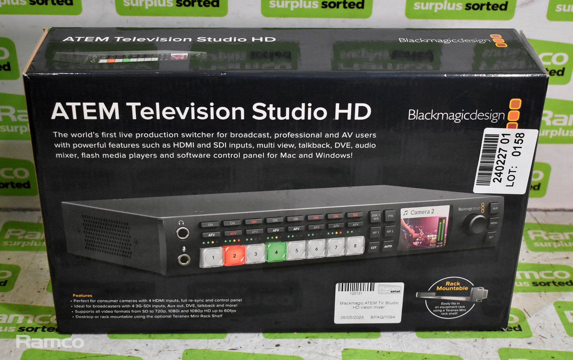 Blackmagic ATEM TV Studio HD vision mixer - Image 2 of 2