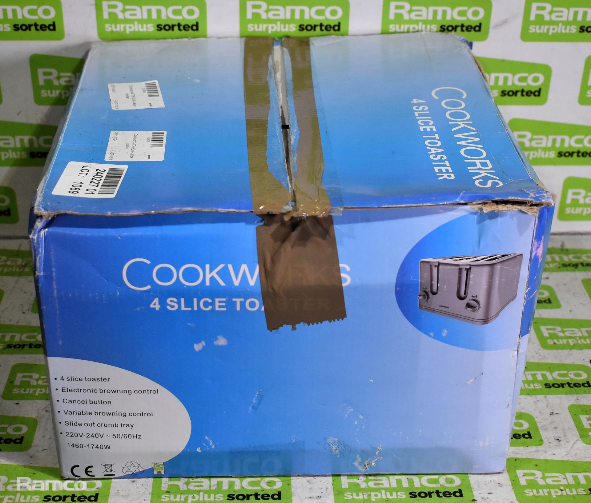 Cookworks T363DA 4-slice toaster - Image 4 of 4