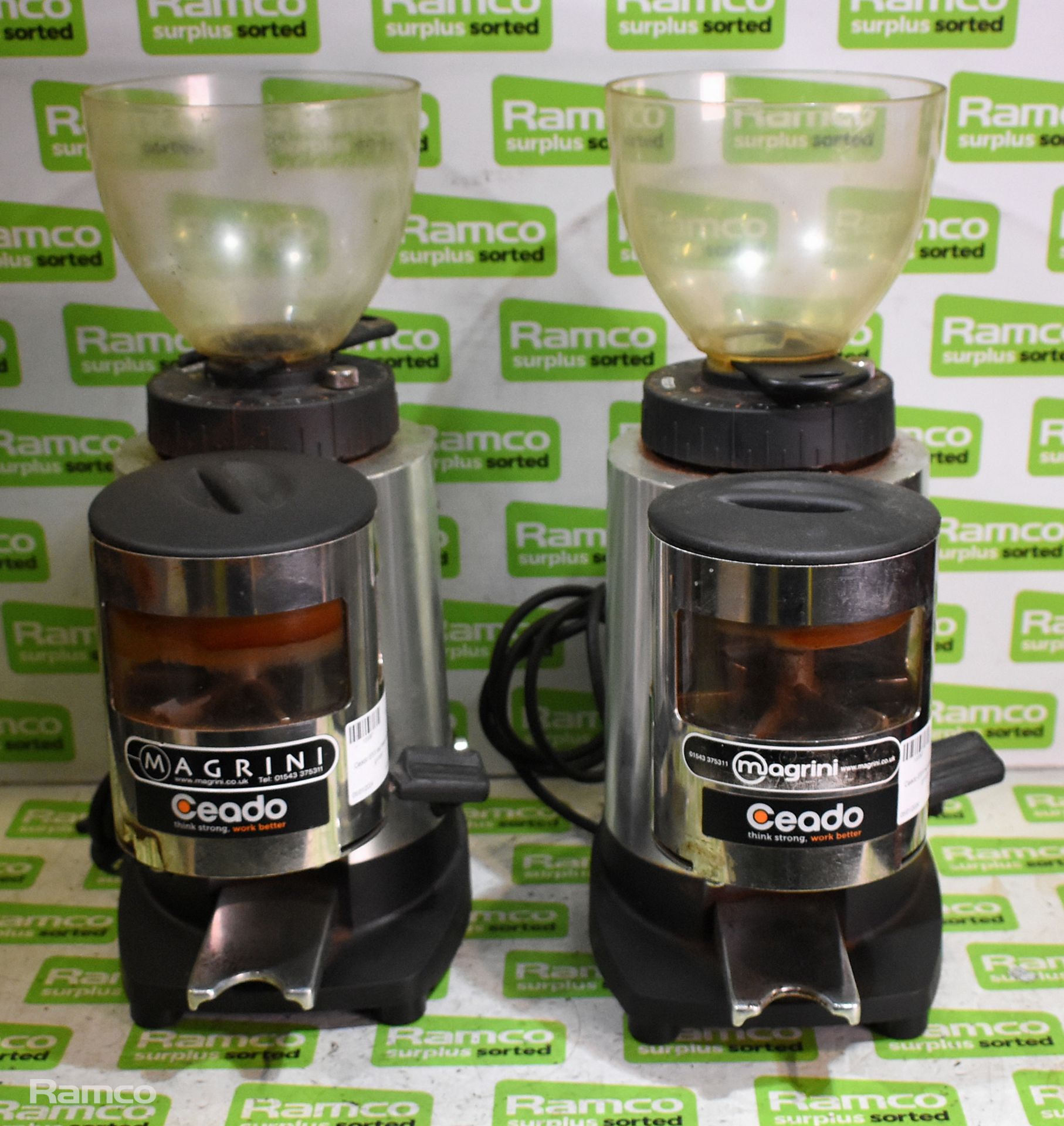 2x Ceado E6X espresso coffee grinders
