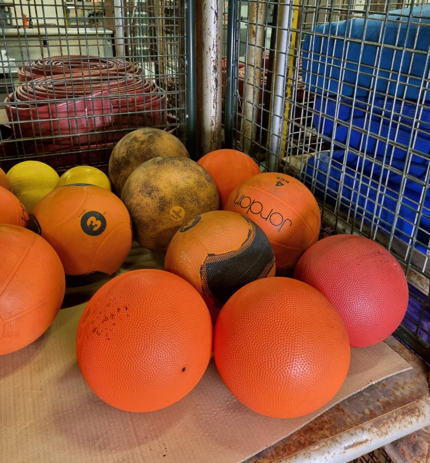 24x Medicine balls - mixed weights and colours - Image 4 of 4