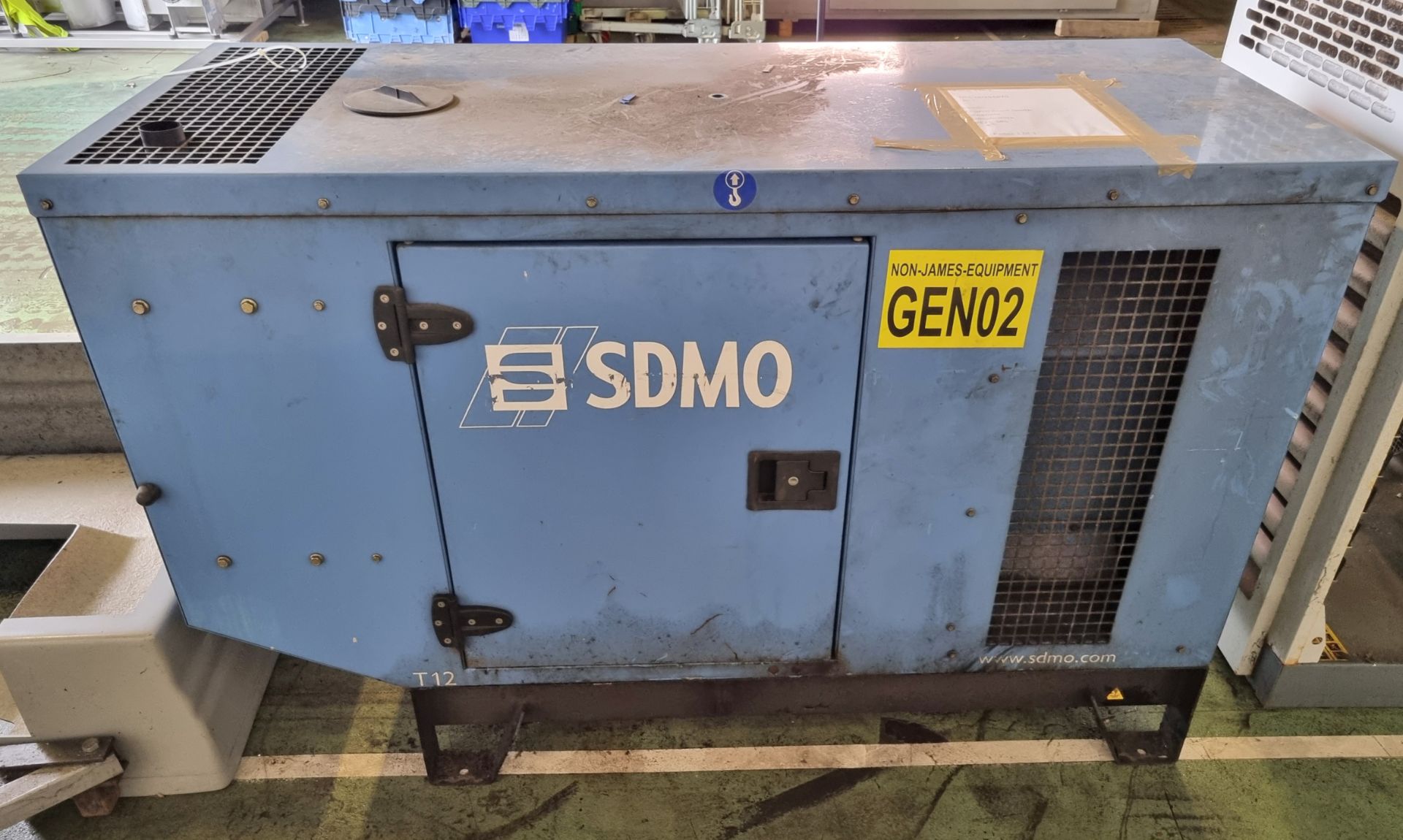 SDMO T12KM 2008 diesel generator - W 1750 x D 740 x H 1170 mm - Image 11 of 18