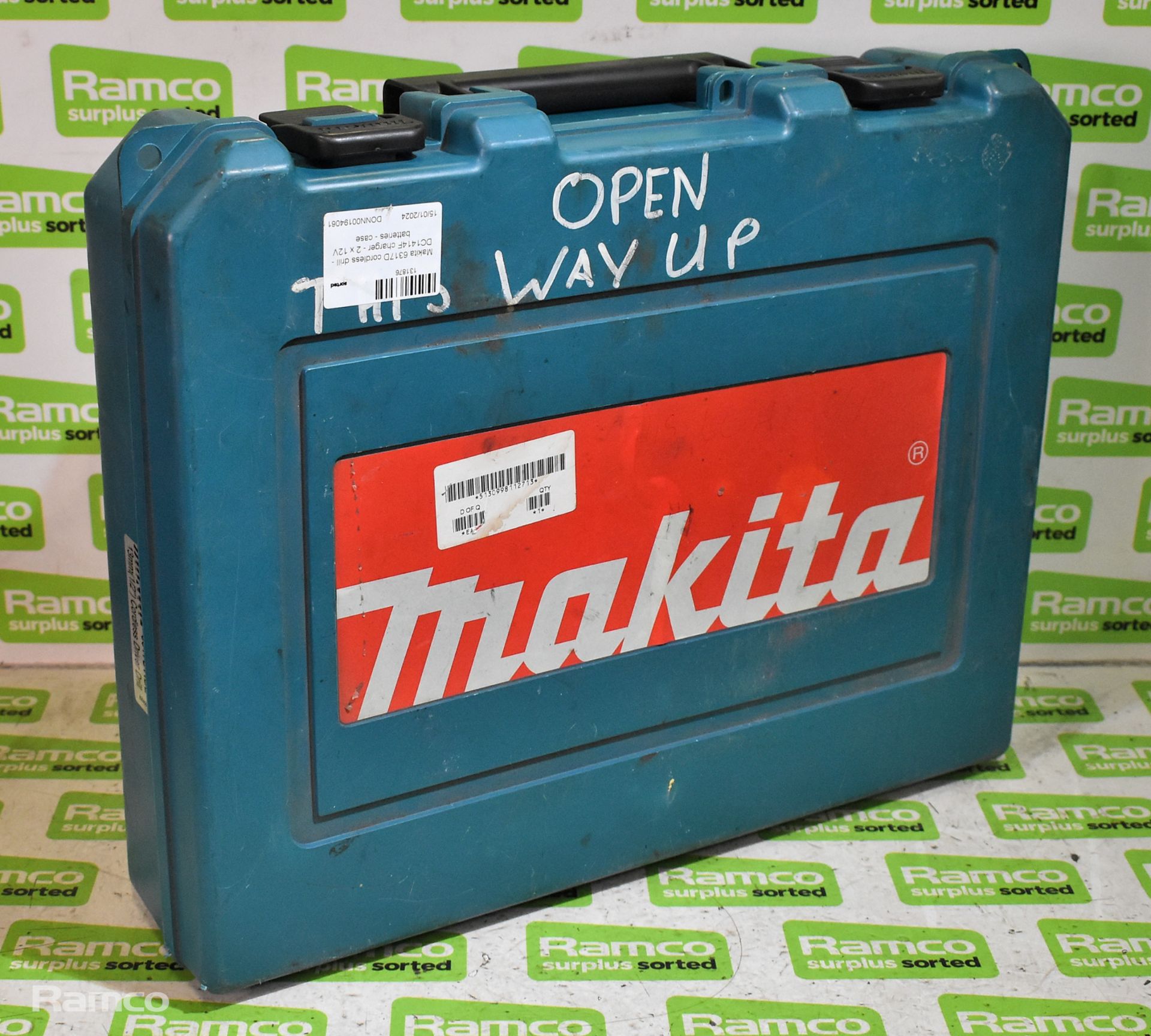 Makita 6317D cordless drill - DC1414F charger - 2 x 12V batteries - case, 2x Makita 6317D drills - Bild 6 aus 12