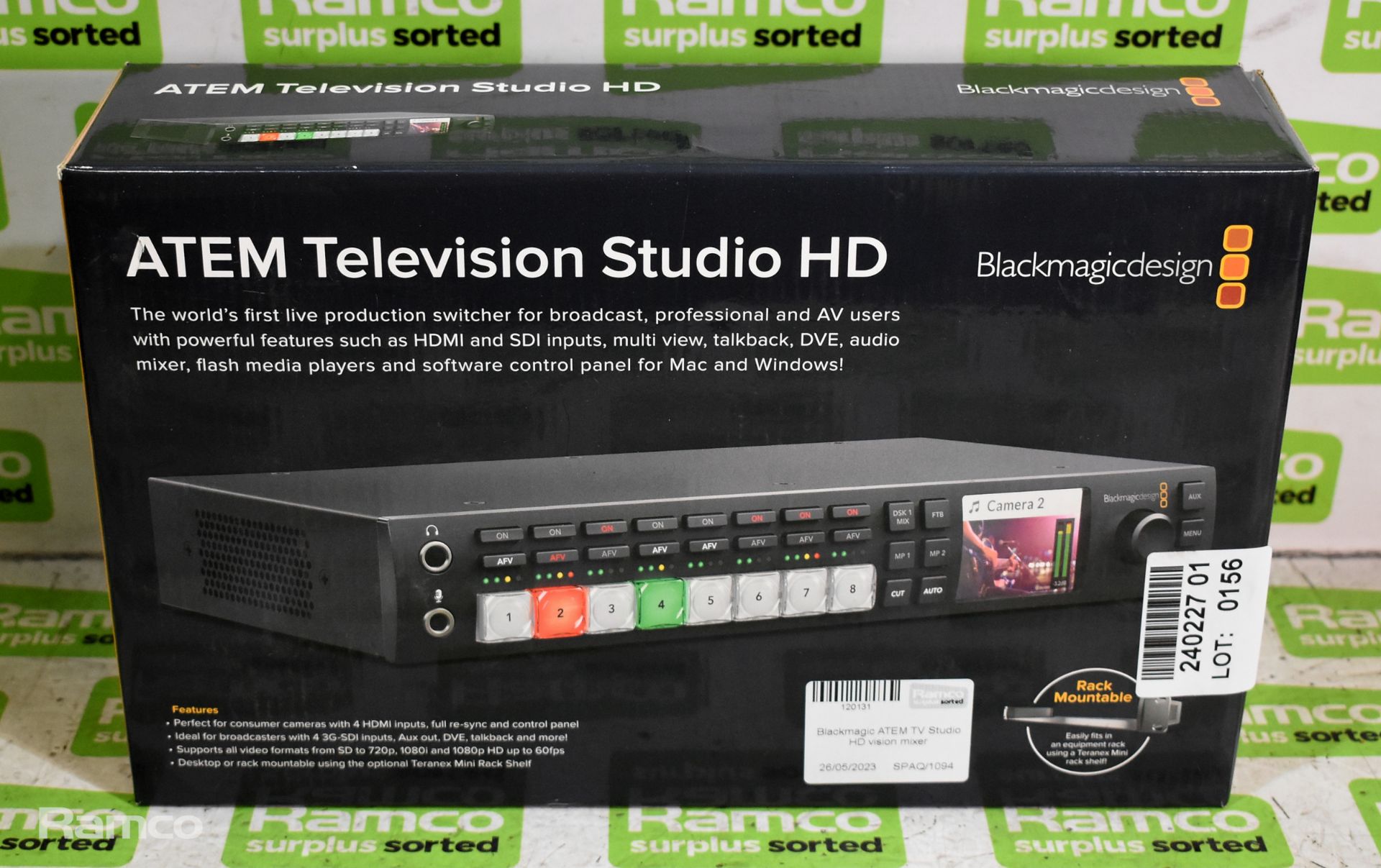 Blackmagic ATEM TV Studio HD vision mixer - Image 2 of 2