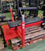Pullum competition bench press - W 1450 x D 1220 x H 1050 mm