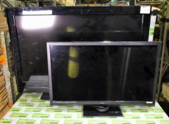 Technika 24F22B-HD 24 inch LED TV - NO REMOTE, JVC LT-32DG20J 32 inch LCD TV - NO REMOTE