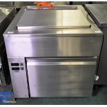 Franke CF01MGRD stainless steel refrigerated salad bar prep counter - W 860 x D 1030 x H 900mm