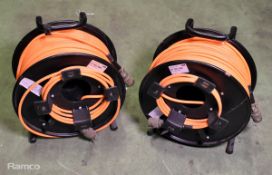 2x Reels of multicore cable - unknown length