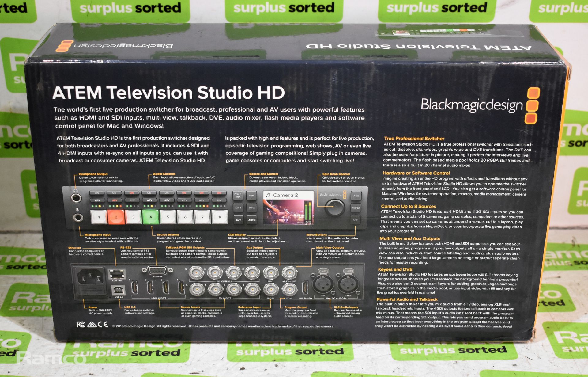 Blackmagic ATEM TV Studio HD vision mixer - Image 8 of 8